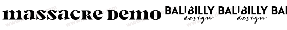Massacre DEMO字体转换